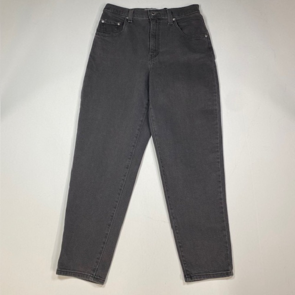 Levi Strauss Co Silver Tab Mom Jeans W29 L27 Gray Waterless Denim